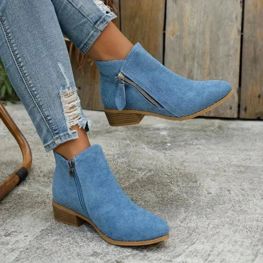 Luna Suede Ankle Boots